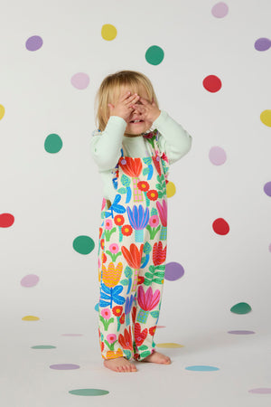 Gorman - Tulips Baby Overalls - multi
