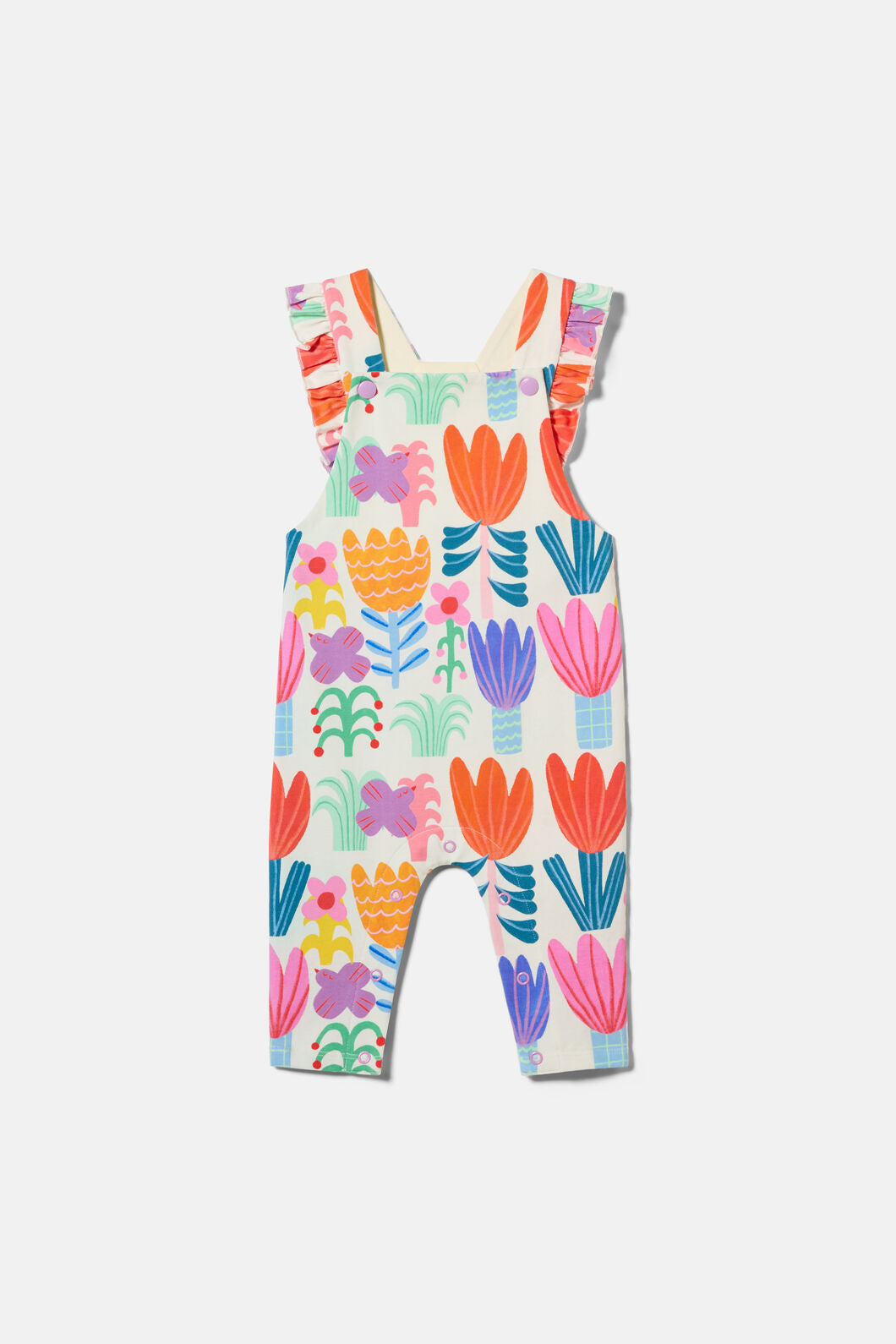 Gorman - Tulips Baby Overalls - multi