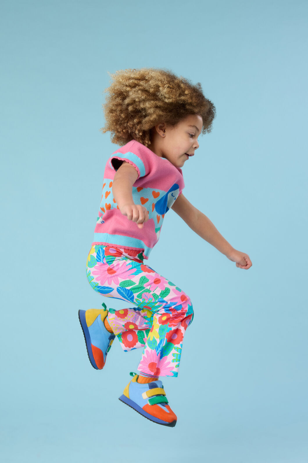 Gorman - Floral Pop Kids Legging - pink