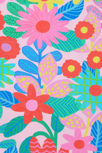 Gorman - Floral Pop Floral Kids T-Shirt - pink