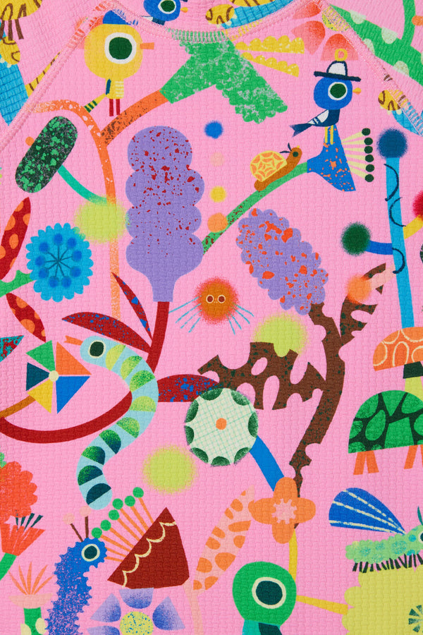 Gorman - Bugs In Bloom Kids Swim Suit - pink