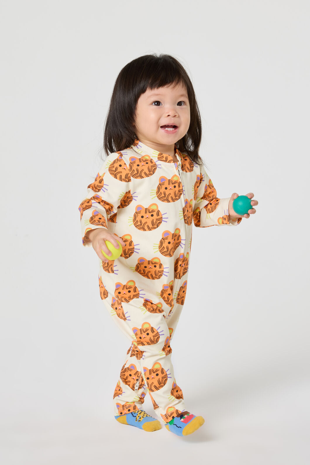 Gorman - Tiger Baby Bodysuit - multi