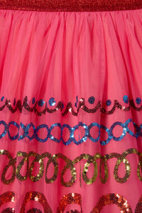 Gorman - Curly Wurly Kids Sequin Skirt - pink