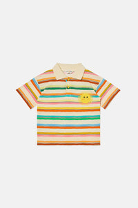 Gorman - Sunshine Stripe Kids Polo Top - multi