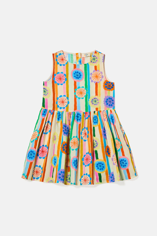 Gorman - Petal Pinwheel Kids Dress - multi