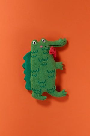 Gorman - Croc Guy Kids Knit Toy - multi