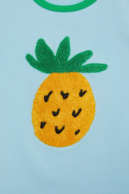 Gorman - Pineapple Baby Tee - blue