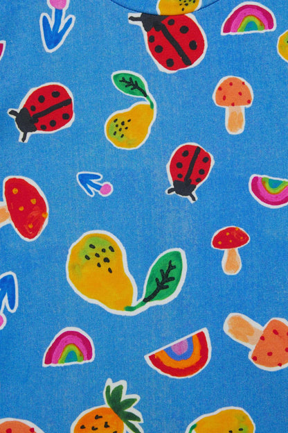 Gorman - Rainbows Baby Tee - blue