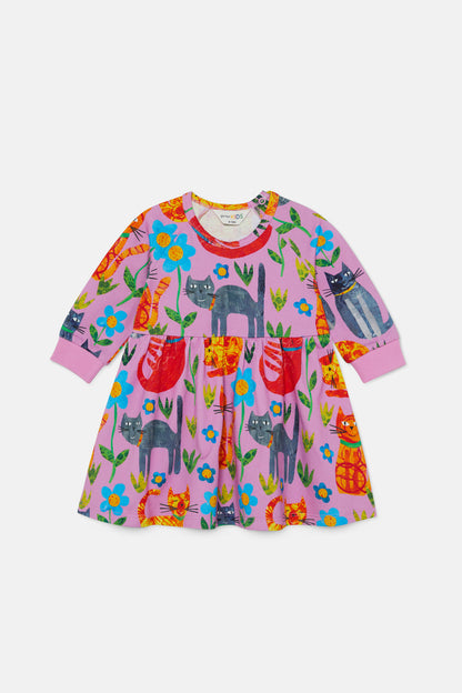 Gorman - Meow Baby Dress - pink