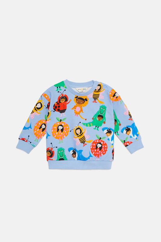 Gorman - Dress Ups Baby Sweater - blue