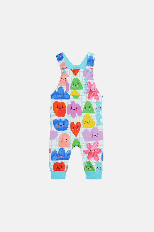 Gorman - Bubbles Baby Overalls - print