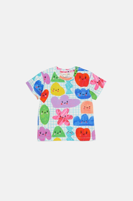 Gorman - Bubbles Baby SS Tee - print