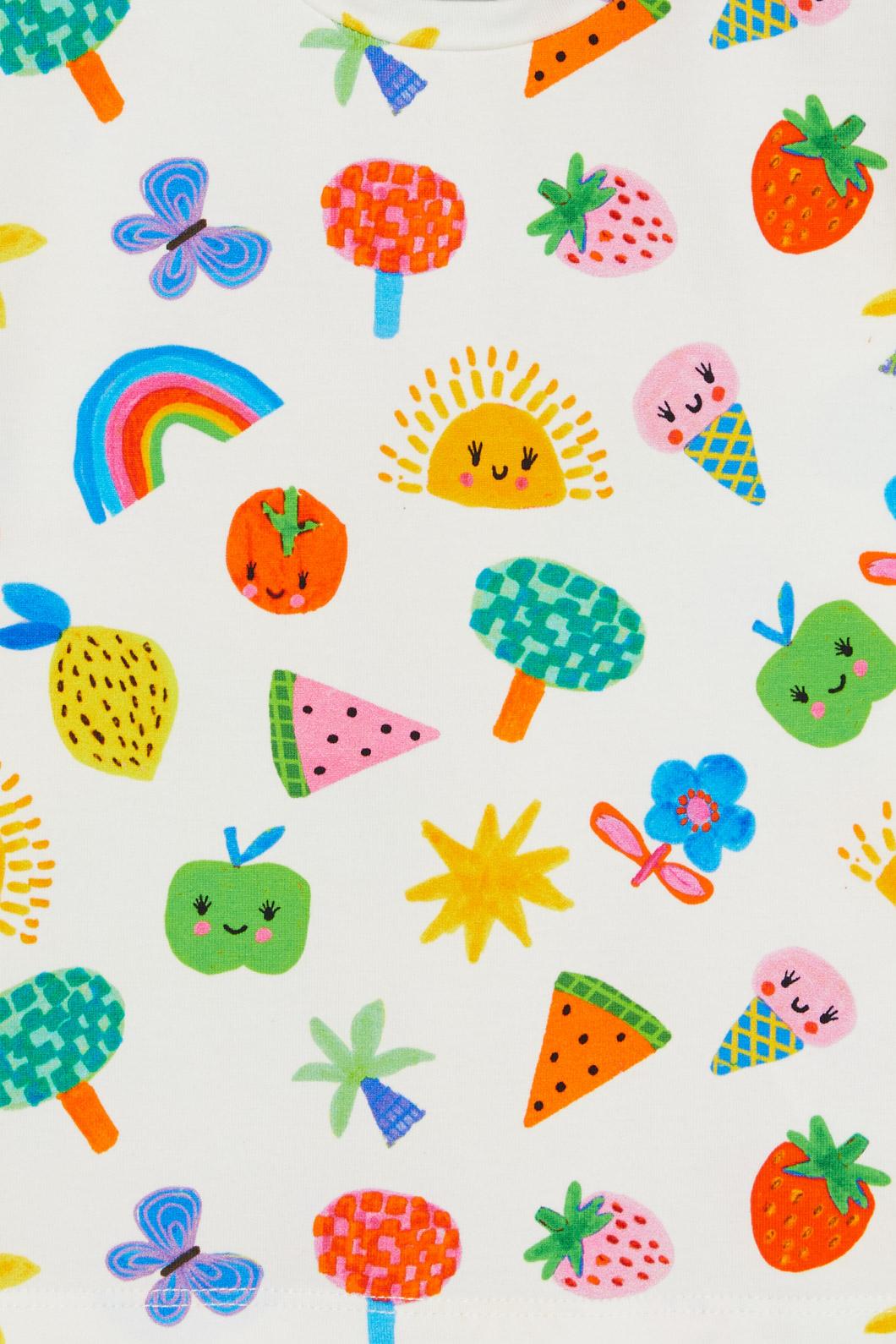 Gorman - Stickers Baby SS Tee - white