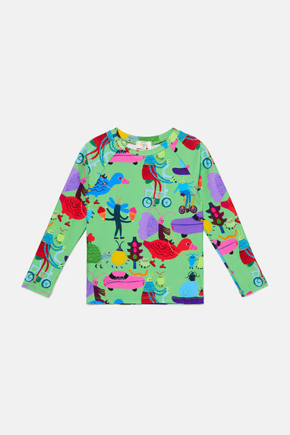 Gorman - Traffic Kids Swim Top - green