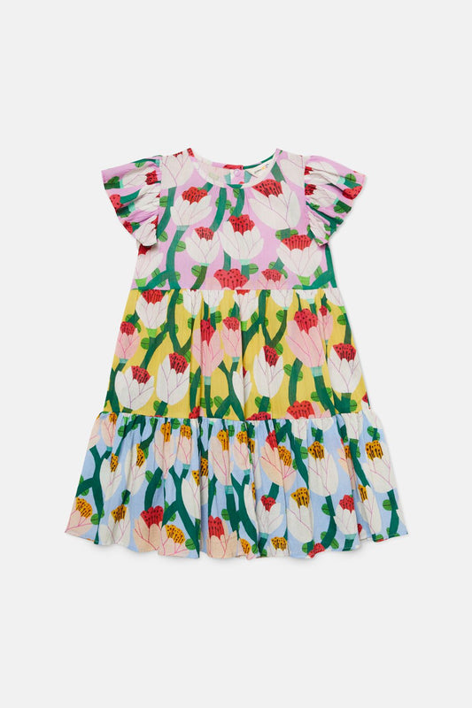 Gorman - Orchid Kids Splice Dress - multi