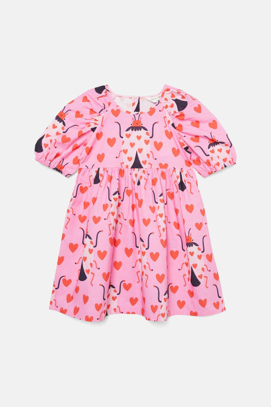 Gorman - Love Bug Kids Dress - pink