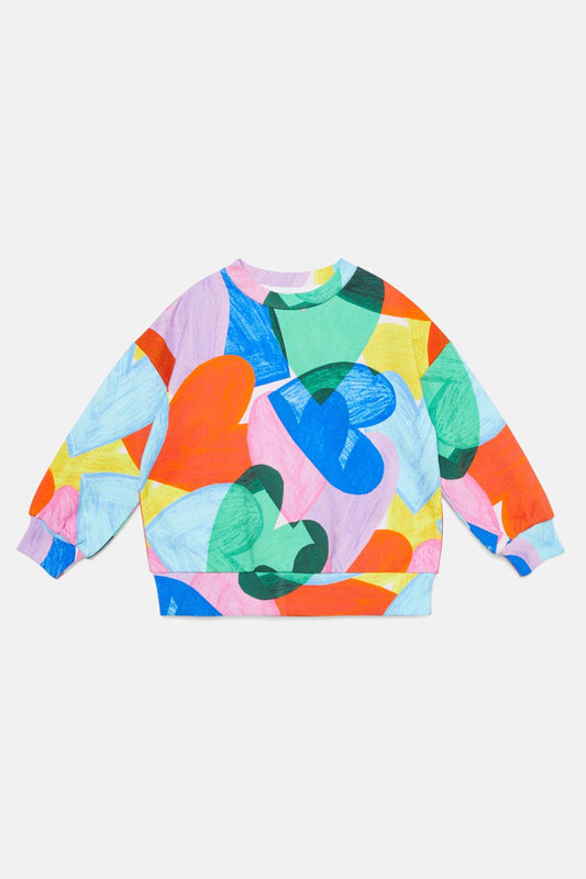 Gorman - Hearts Kids Sweater - print