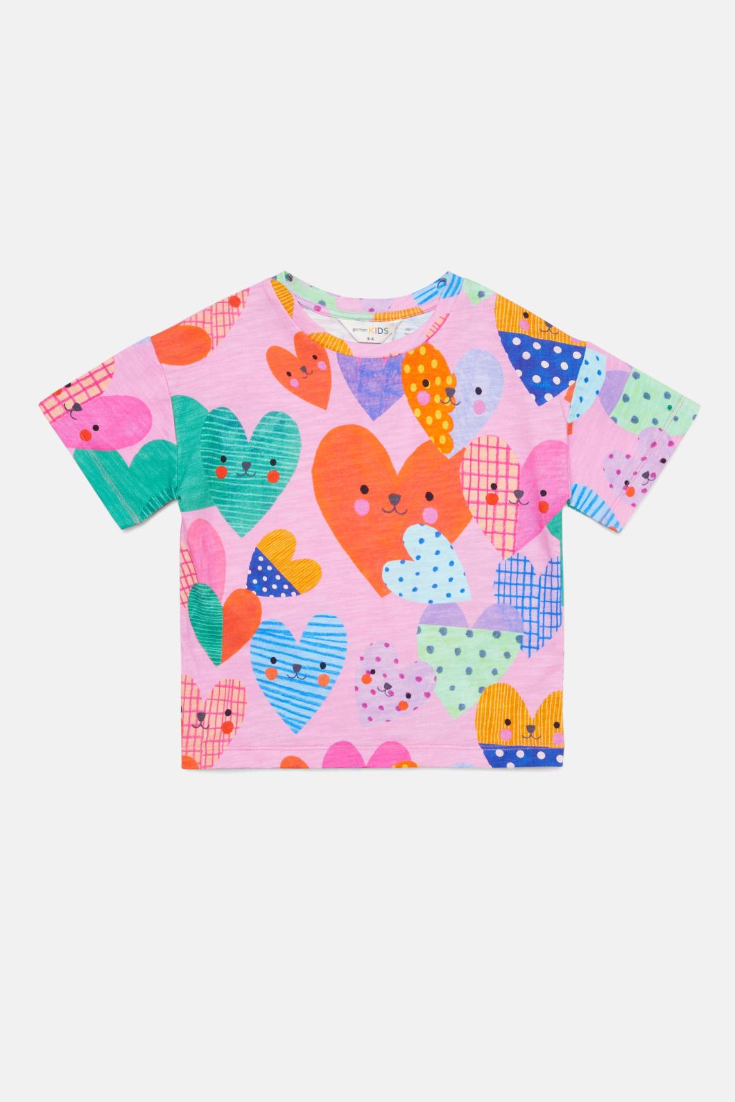 Gorman - Hearts Kids SS Tee - print