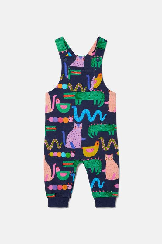 Gorman - Book Club Baby Overalls - navy