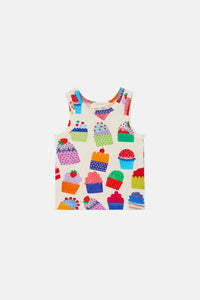 Gorman - Cupcakes Baby Tank - cream
