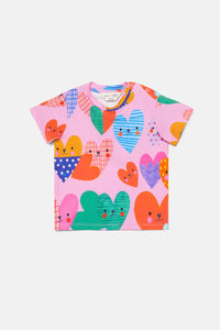 Gorman - Hearts Baby SS Tee - pink