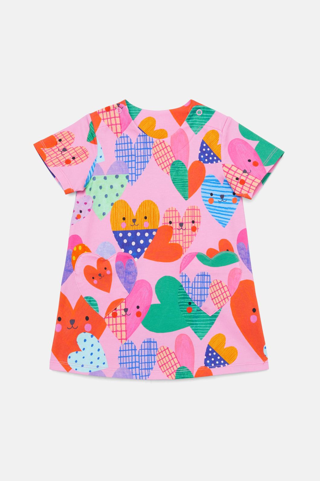 Gorman - Hearts Baby Dress - pink