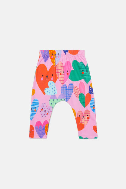Gorman - Hearts Baby Legging - pink