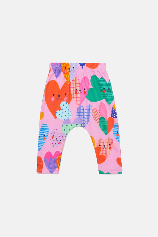 Gorman - Hearts Baby Legging - pink
