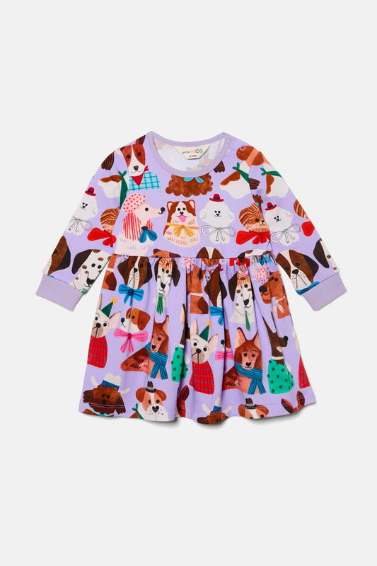 Gorman - Puppys Baby LS Dress - lilac