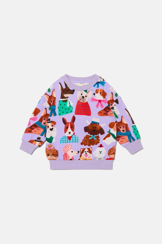 Gorman - Puppys Baby Sweater - lilac