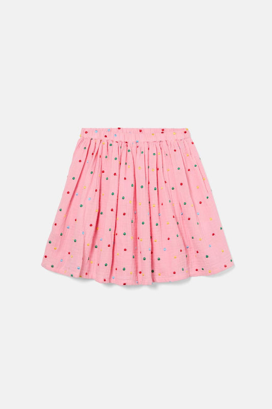 Gorman - Emb Spot Kids Skirt - pink