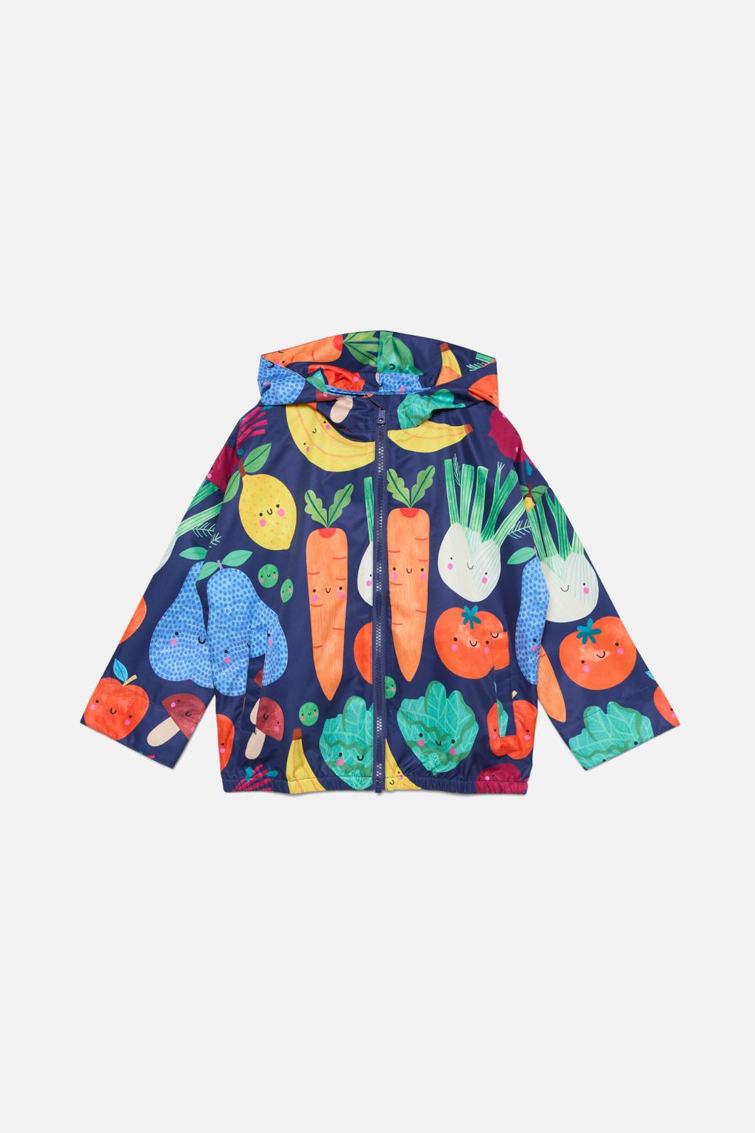 Gorman - Veggies Kids Raincoat - navy