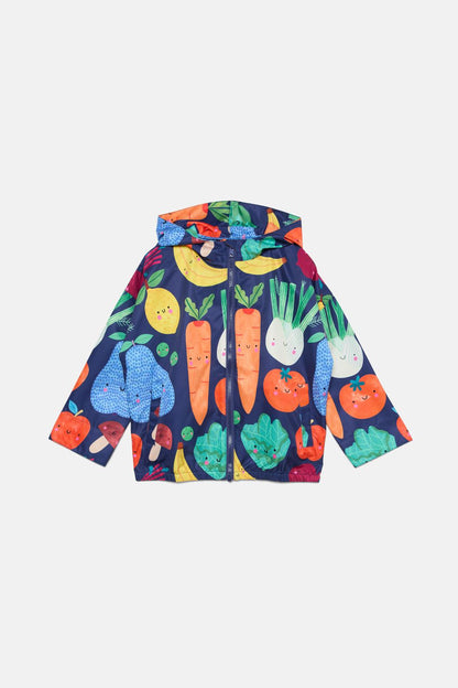 Gorman - Veggies Kids Raincoat - navy
