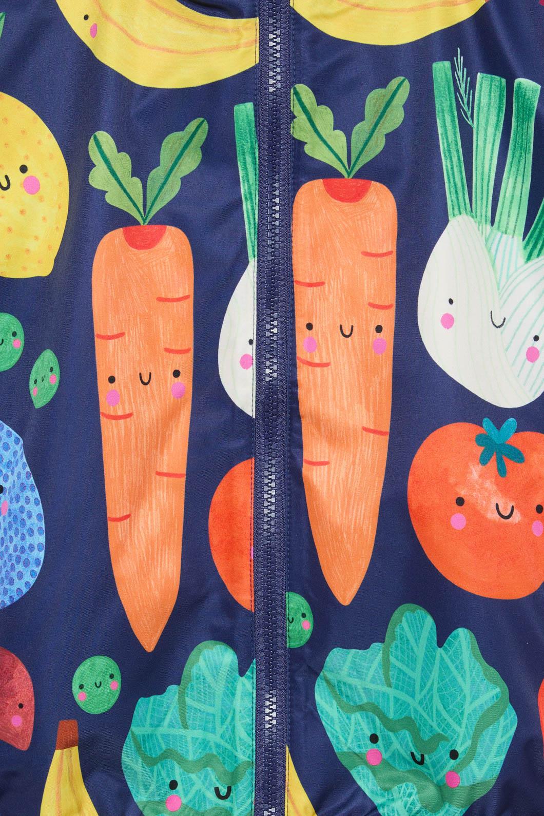 Gorman - Veggies Kids Raincoat - navy
