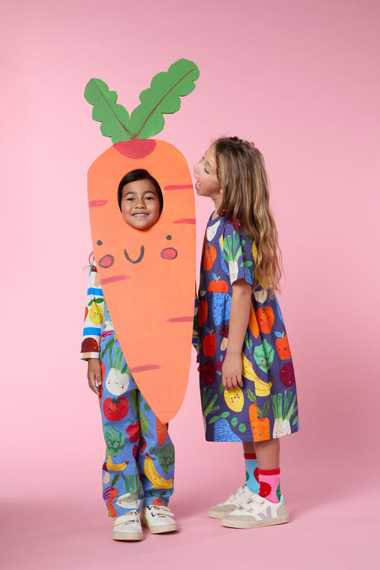 Gorman - Veggies Kids Dress - navy