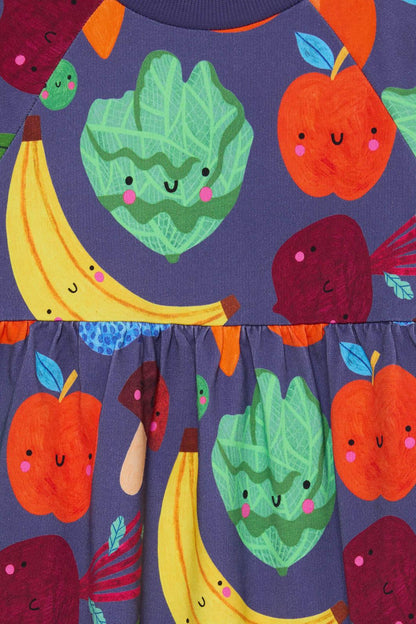 Gorman - Veggies Kids Dress - navy