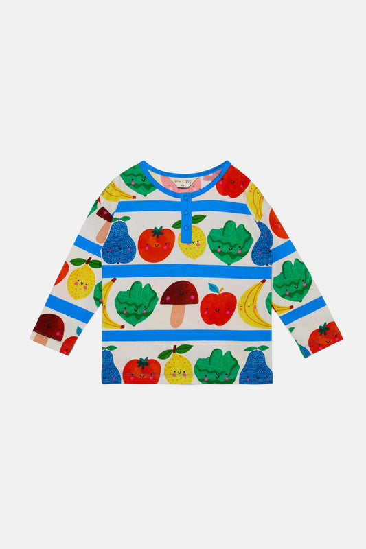 Gorman - Veggies Kids LS Stripe Tee - stripe