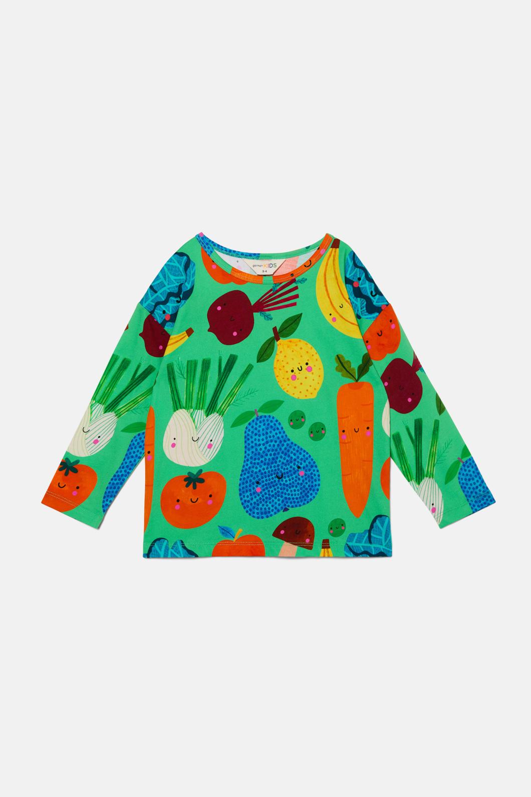 Gorman - Veggies Kids LS Tee - green