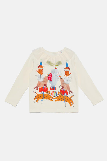 Gorman - Circus Scene Kids Top - cream