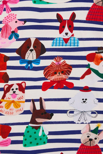 Gorman - Oui Non Doggies Kids LS Tee - stripe