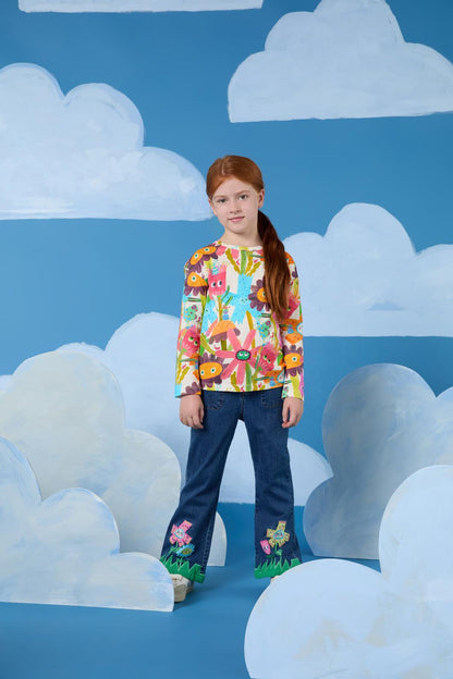 Gorman - Happy Floral Kids LS Tee - multi