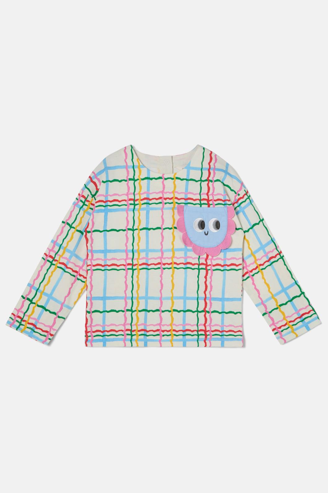Gorman - Wavy Check Kids Pkt Top - multi