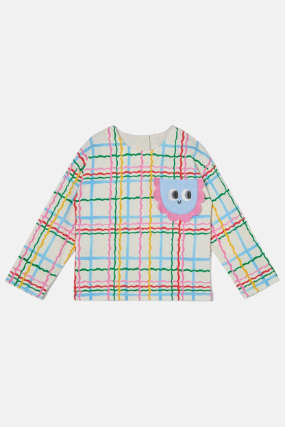 Gorman - Wavy Check Kids Pkt Top - multi