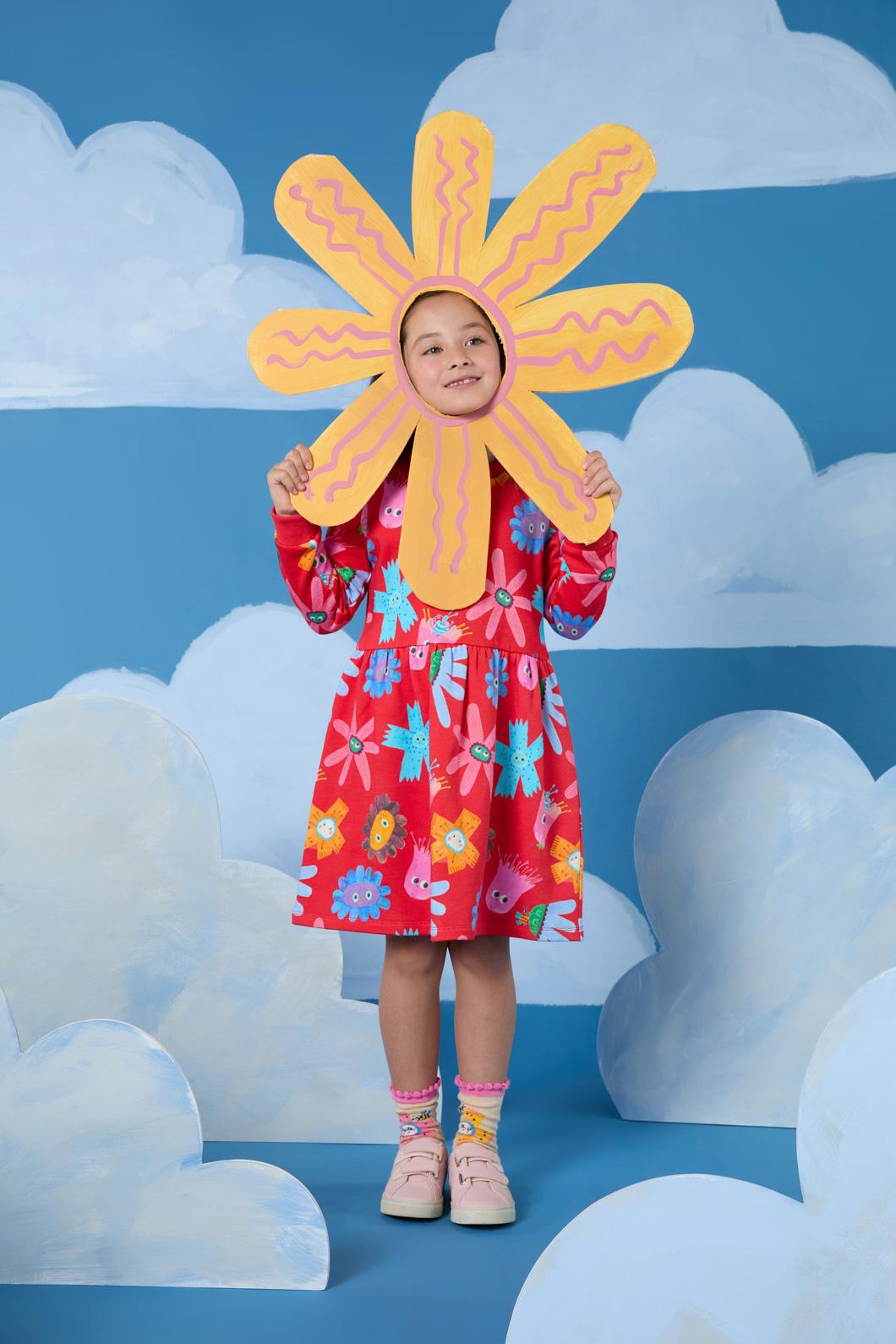 Gorman - Red Floral Kids Dress - red