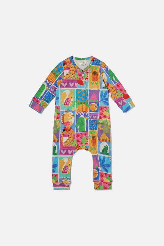 Gorman - Looking Out Baby Onesie - multi