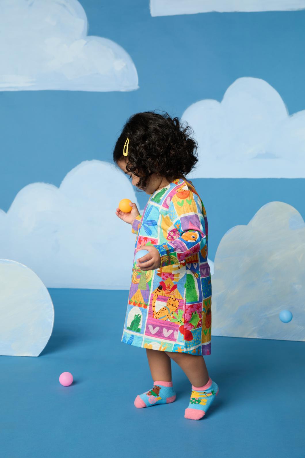 Gorman - Looking Out Baby Dress - multi