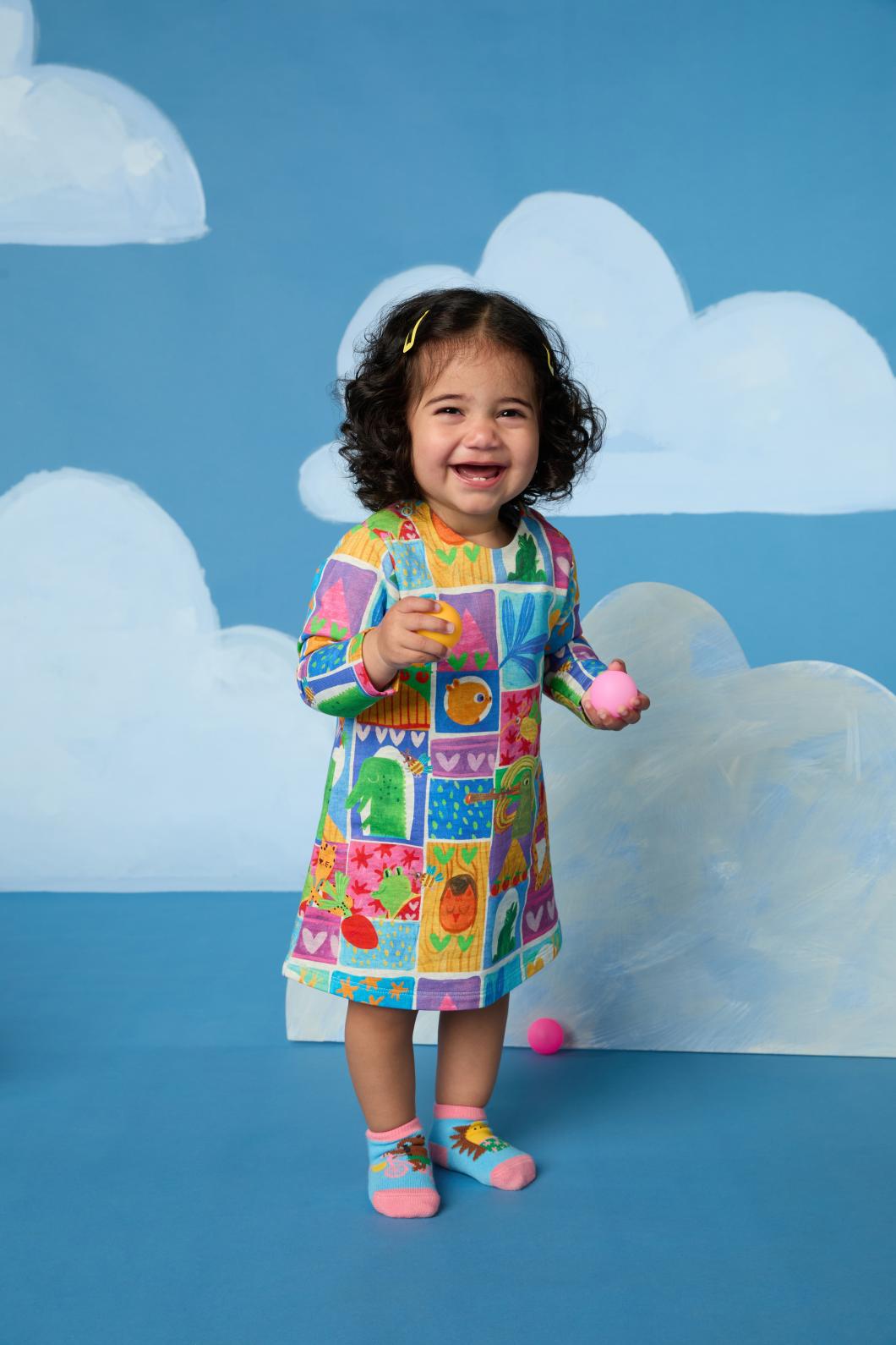 Gorman - Looking Out Baby Dress - multi