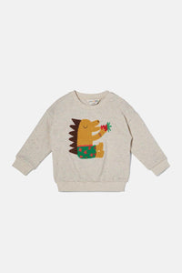 Gorman - Hedgehog Baby Sweater - oatmeal