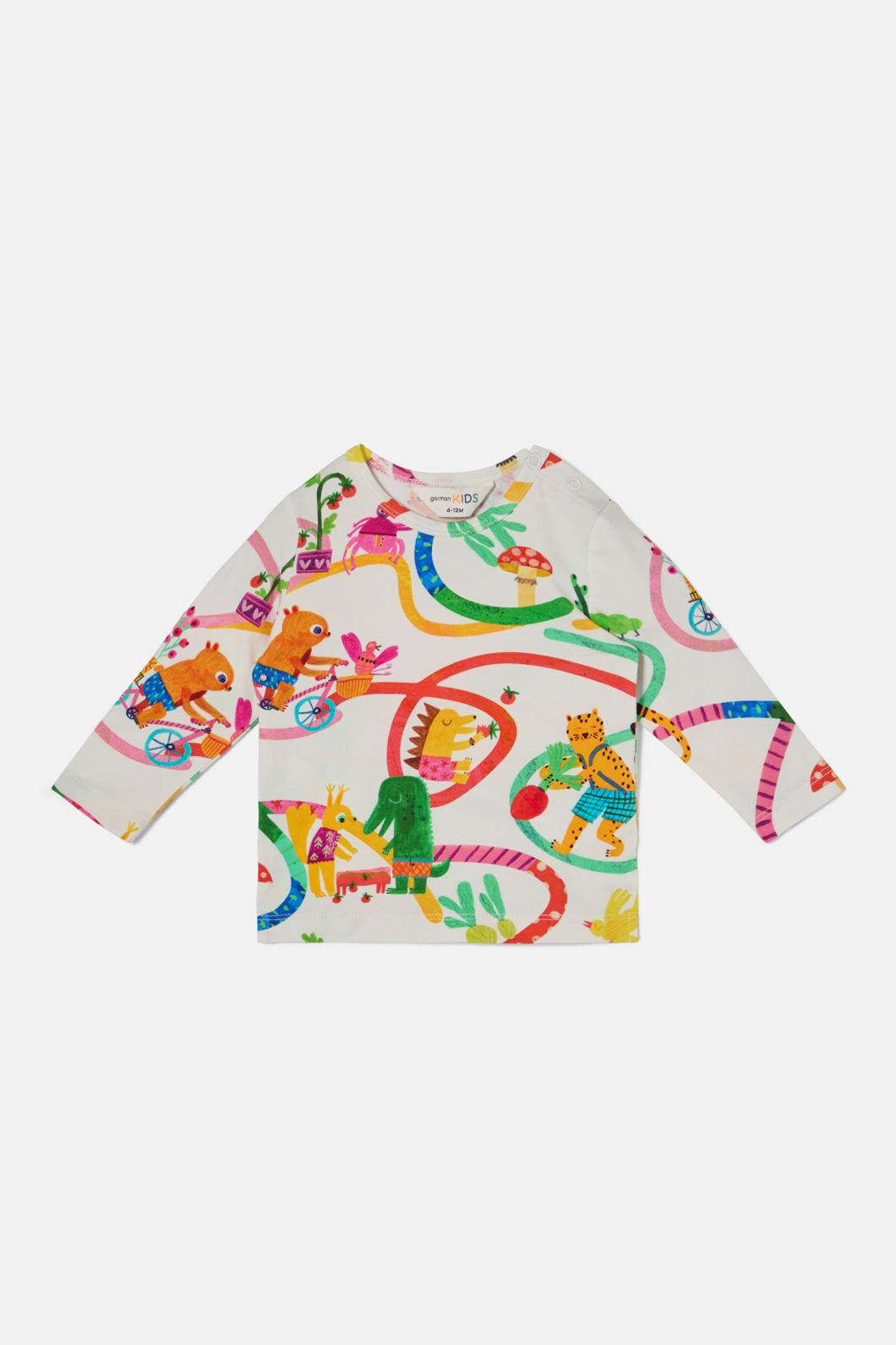Gorman - Swirl Baby LS Tee - cream