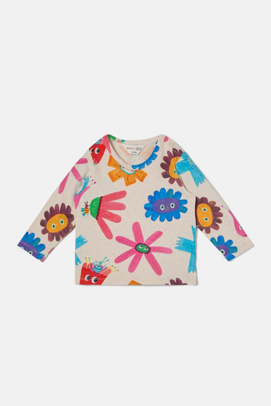 Gorman - Lucky Flower Baby LS Tee - cream